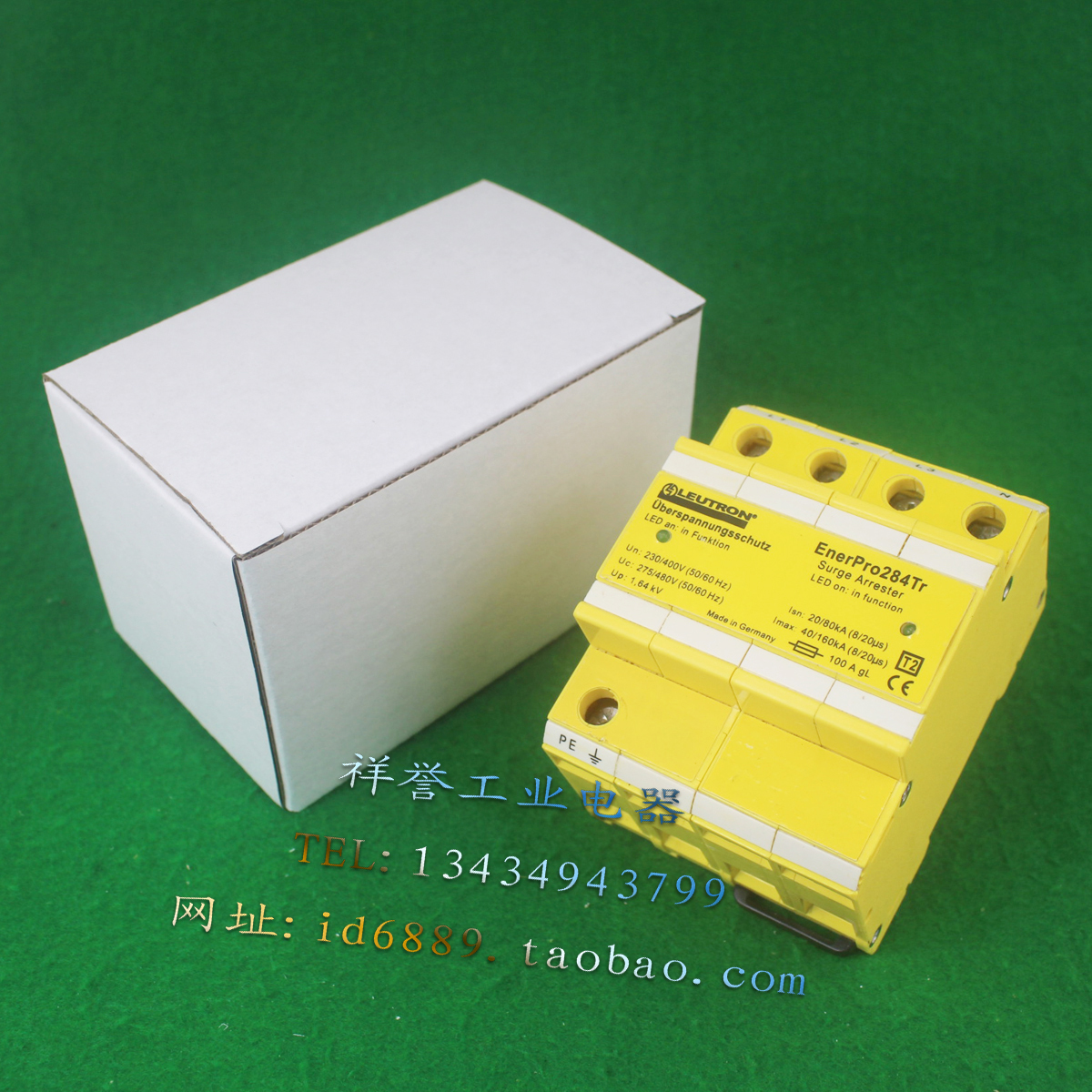 全新 LEUTRON EnerPro284Tr  4P 防雷器 浪涌 275/480V 80-160KA