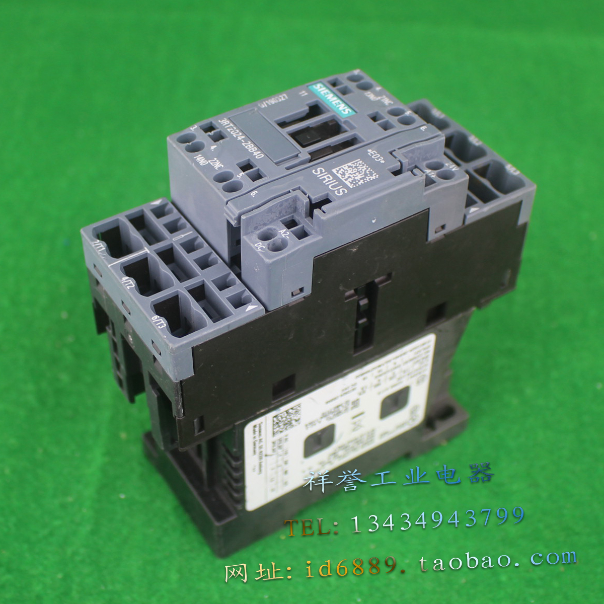 德国 进口 SIEMENS 3RT2024-2BB40 接触器 DC24V