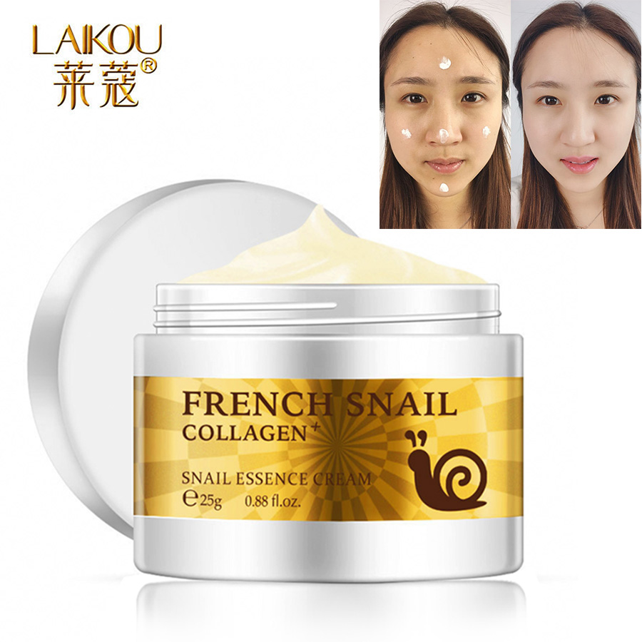 Unisex Snail face cream collagen serum day cream蜗牛精华面霜
