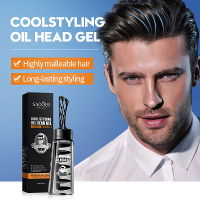 Wax For Hair Man Gel Hair With Wide Tooth Comb 背头神器啫喱