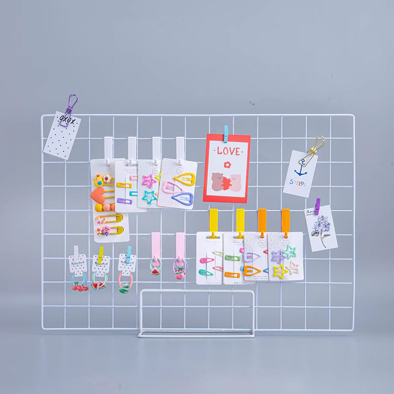 八十卡网格底座挂墙首饰展示架