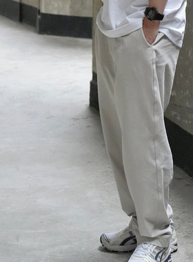 Yonder Realm 25SS灰白Chino休闲裤工装长裤宽松