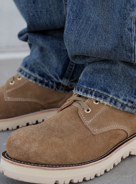 YONDER REALM X  BLESS SHOE ROUND TOE固特异工艺加厚牛皮工装靴