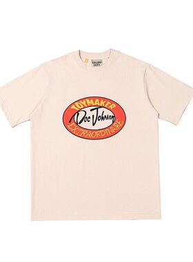 欧美潮牌GALLERYDEPT高街bf风短袖T恤休闲宽松男女纯棉潮牌情侣款