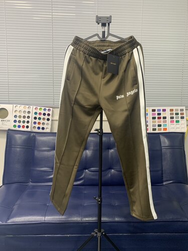 Palm棕榈天使Angels侧边彩虹高街卫裤侧拉链条纹男女运动直筒长裤