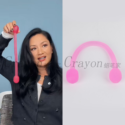 Papi酱的热烈欢迎瞿颖同款一字硅胶拉力绳瑜伽训练健身背部伸展带