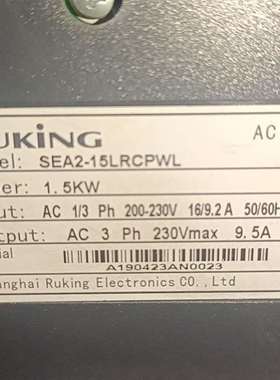 议价儒竟伺服驱动器SEA2-15LRCPWL非常15个适用