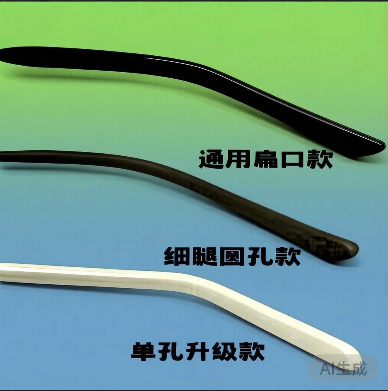 眼镜脚套扁孔防滑套硅胶腿套框架太阳镜粗细圆加长软腿套眼睛配件