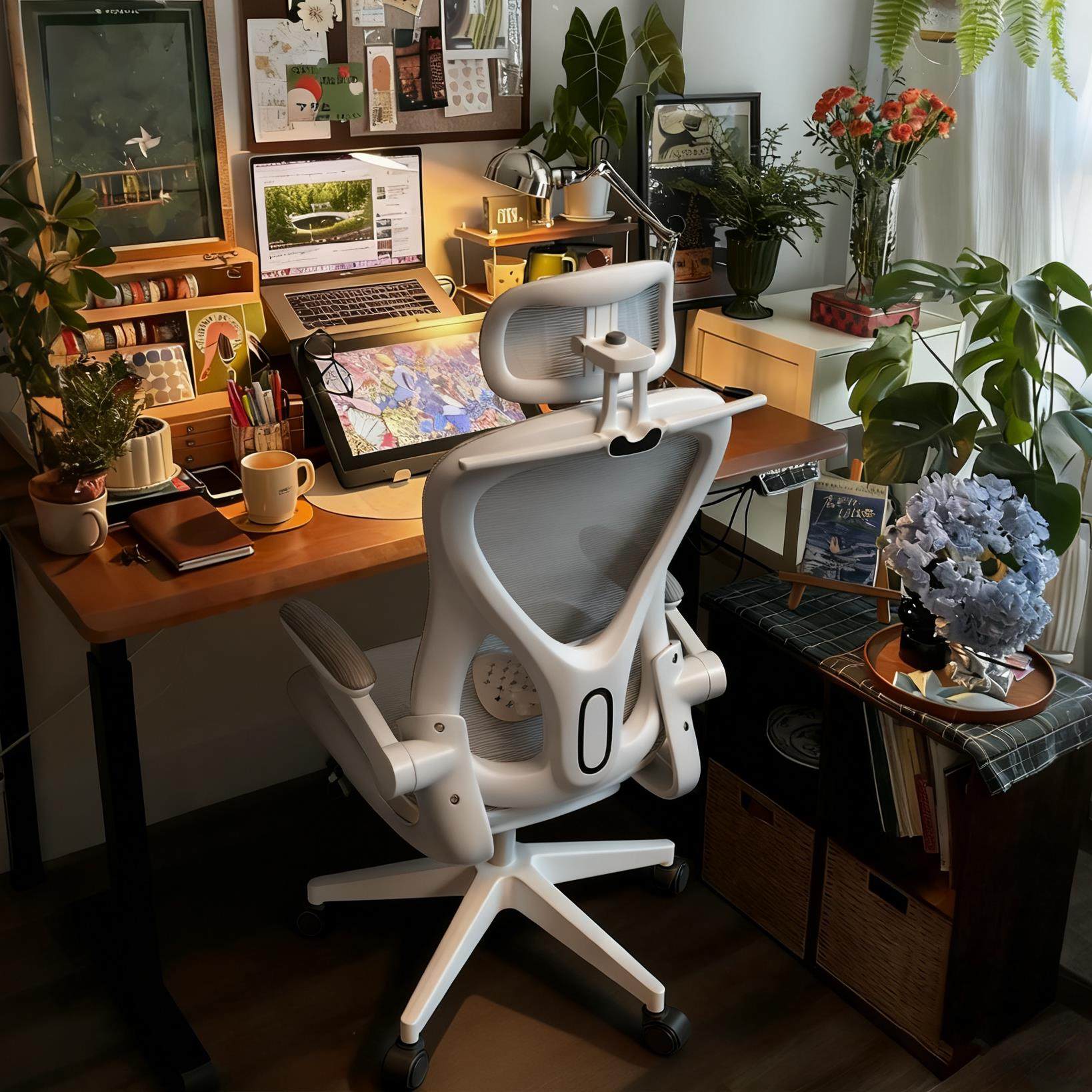 人体工学椅新款女生家用久坐护腰学习椅舒服靠背椅舒适卧室办公椅,住宅家具,电脑椅,淘宝优惠券,粉丝福利购,淘宝优惠卷