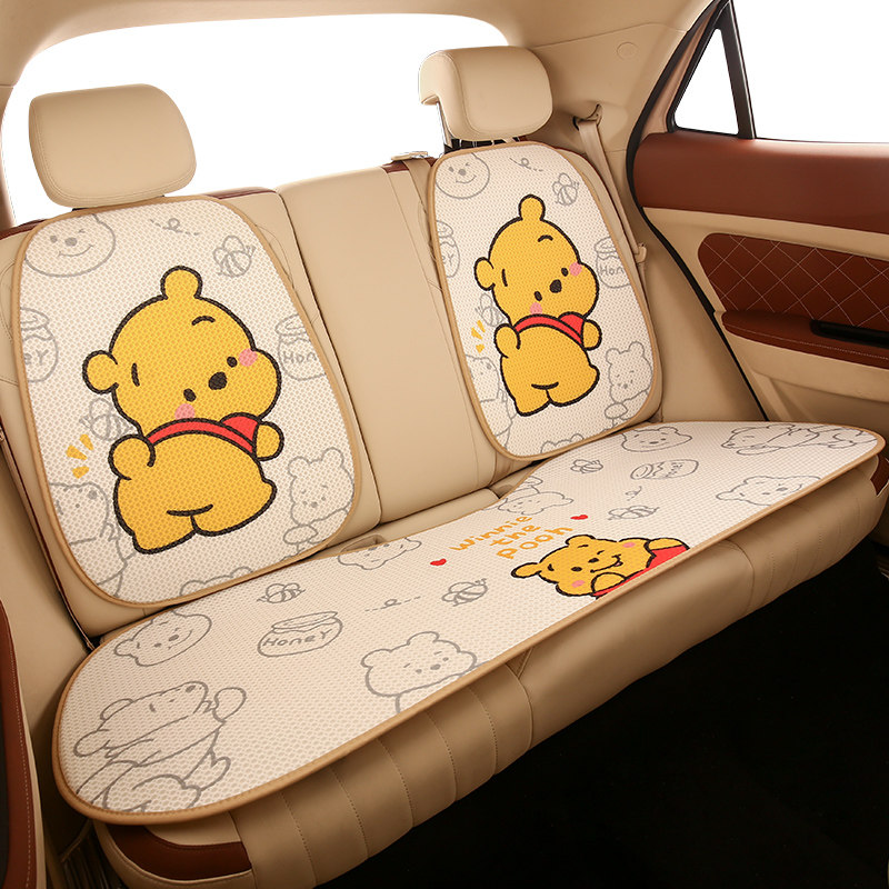 卡通小熊维尼汽车座垫四季通用冰丝透气网布半包围草莓熊座垫女款,汽车用品/电子/清洗/改装,通用座套/座垫,淘宝优惠券,粉丝福利购,淘宝优惠卷