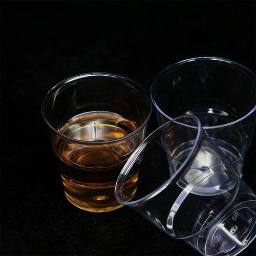 航空杯一次性硬杯子25只*1包 硬杯茶杯250mL食品级太空杯加厚加硬