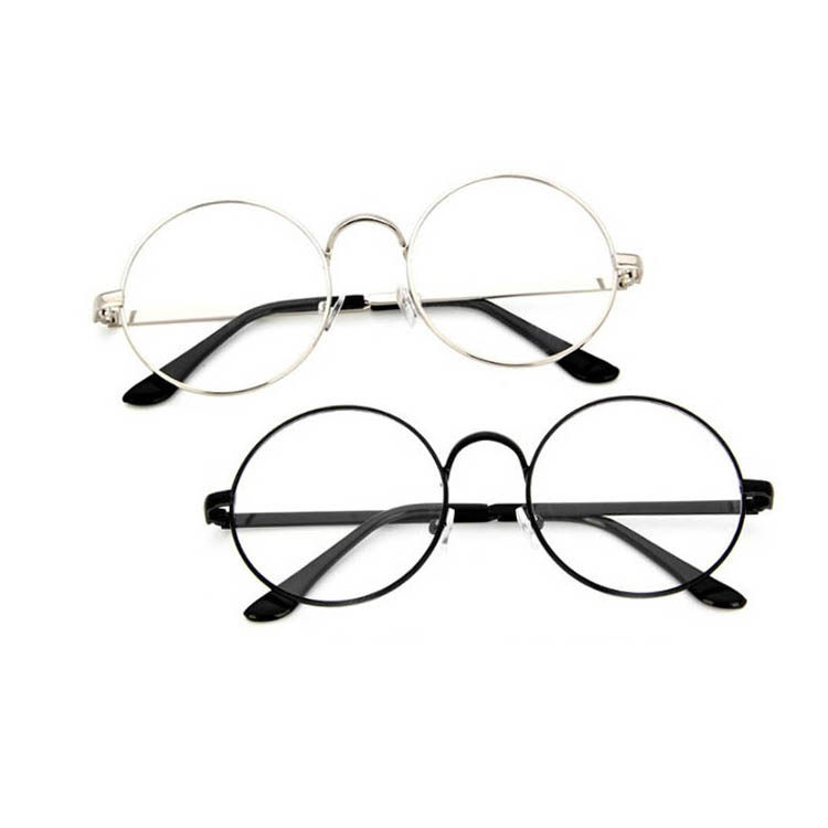 基佬帅气眼镜斯文lolita软妹cos凸凹世界紫堂幻圆框眼镜