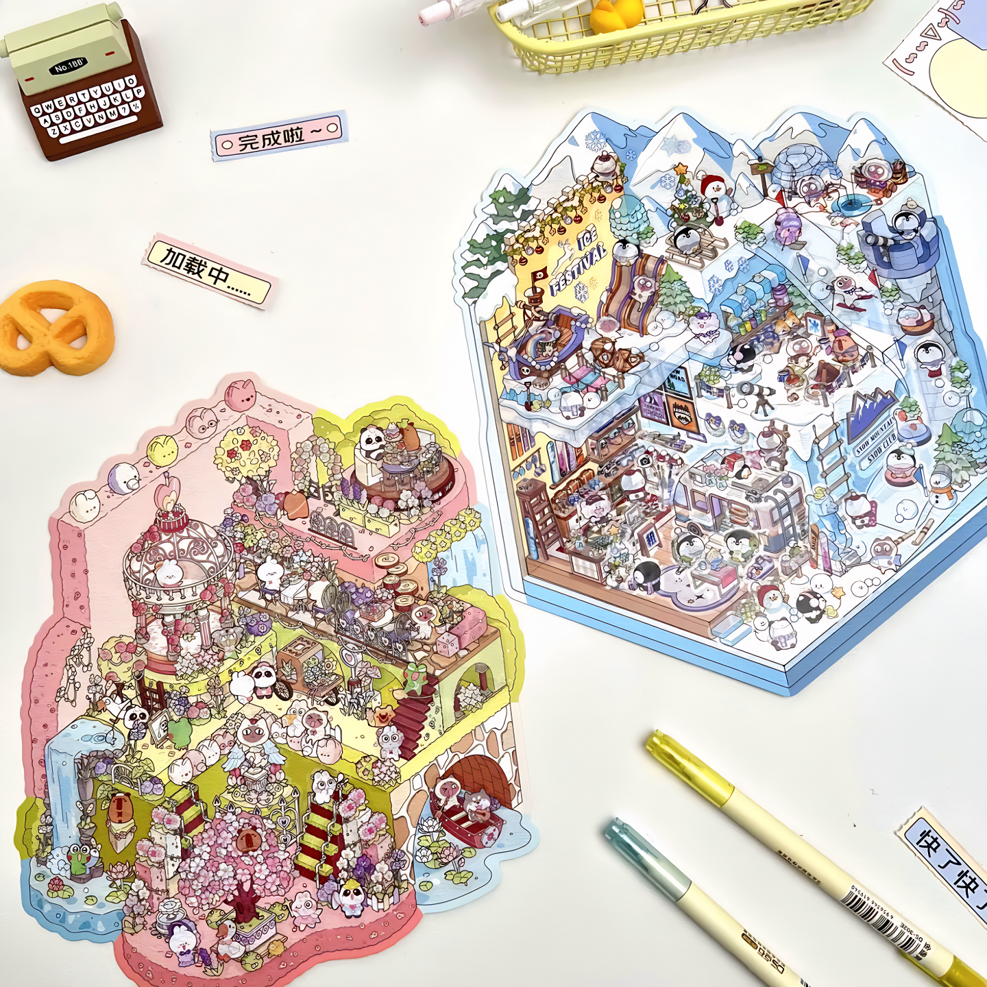 芯陌趣味3d造景贴纸大号3.0收纳微缩场景贴纸plus立体小屋diy贴画,文具电教/文化用品/商务用品,贴纸/立体贴纸,淘宝优惠券,粉丝福利购,淘宝优惠卷