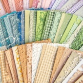 云纱混合材质素材纸手帐简约网格网纱复古痛包背景纸diy材料包