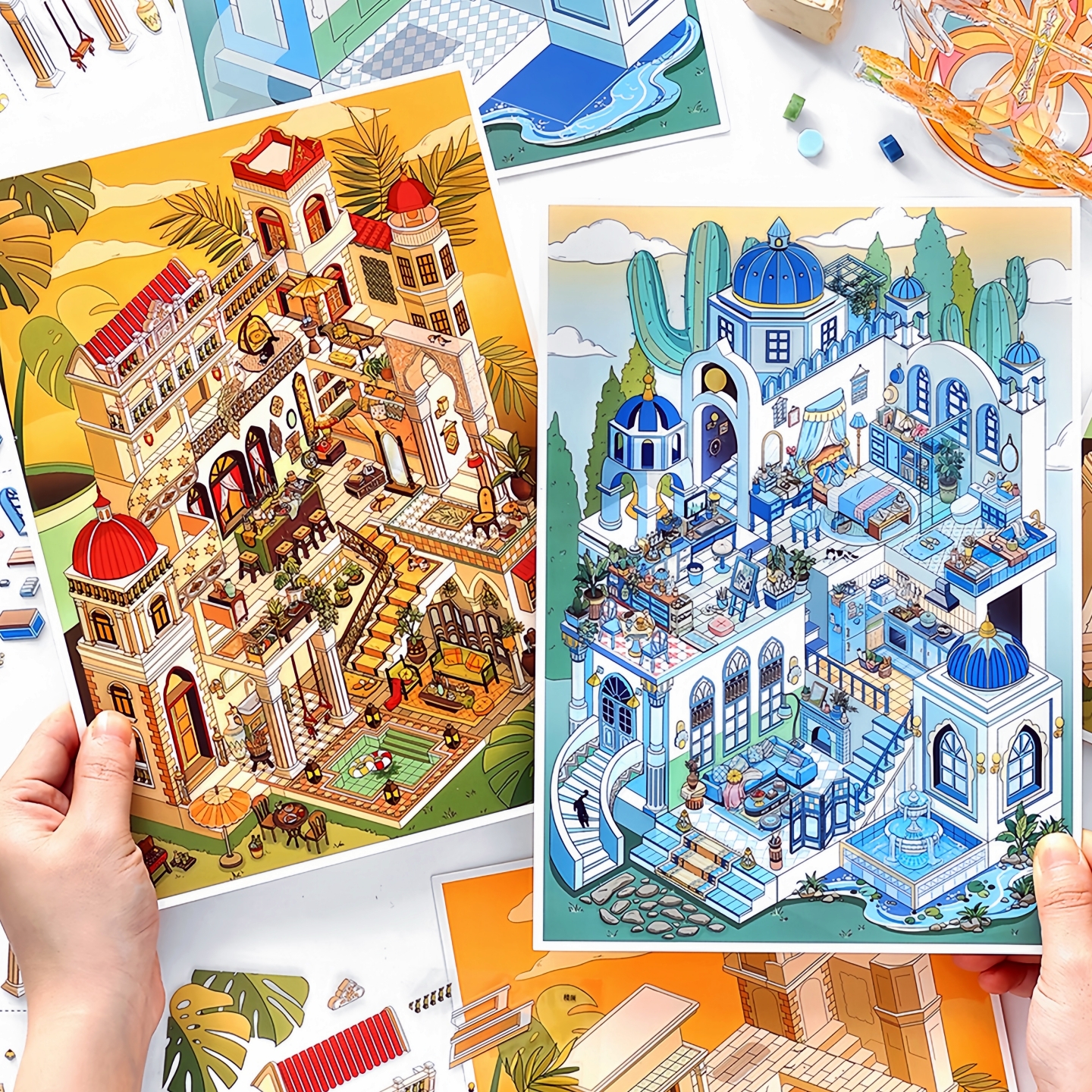 infeelme造景贴纸微缩场景立体我的小屋17.0大号高难度第十七弹