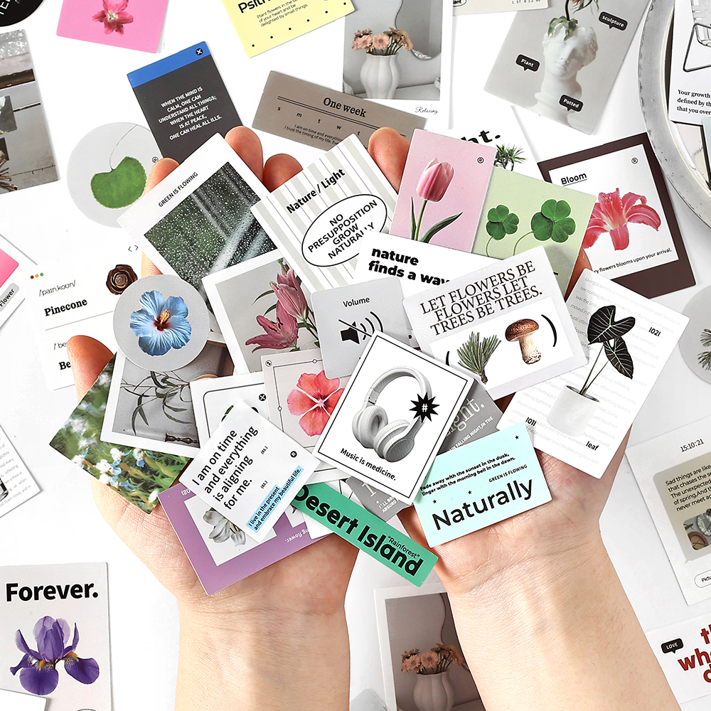 infeelme心动捕捉可爱手帐贴纸ins风手账素材造景日记贴画高颜值