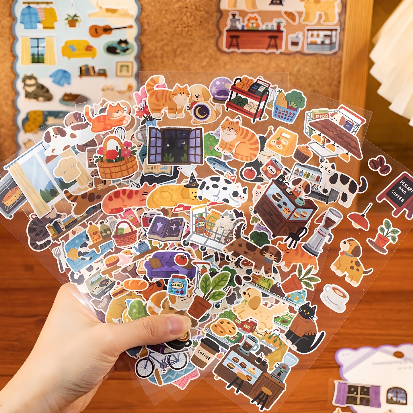 语闲小小日常萌系手帐贴纸可爱卡通动物森林系日记装饰手账贴画,文具电教/文化用品/商务用品,贴纸/立体贴纸,淘宝优惠券,粉丝福利购,淘宝优惠卷