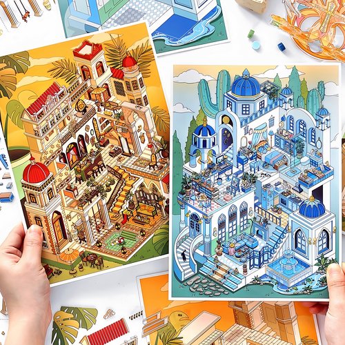 infeelme造景贴纸微缩场景立体我的小屋17.0大号高难度第十七弹