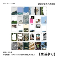 Упаковка материалов для дневника жизни, 30 шт.