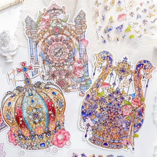 纸迹历史痕迹拼图造景贴纸高难度古董修复微缩场景古风大号贴画