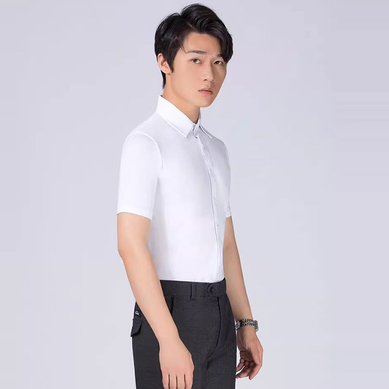 翻领短袖舞蹈服丹宝罗国标舞衬衫