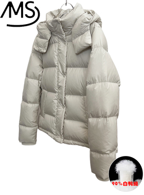 泡芙五格加厚保暖羽绒服女2026年冬季新款鸭绒收腰显瘦休闲外套