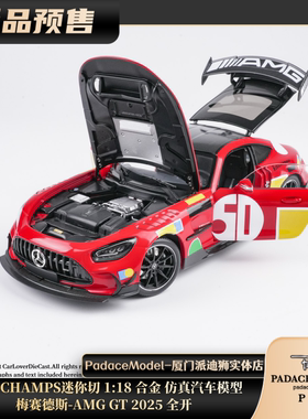 [PDS]MINICHAMPS迷你切 1:18 梅赛德斯AMG GT 2025 全开 合金车模