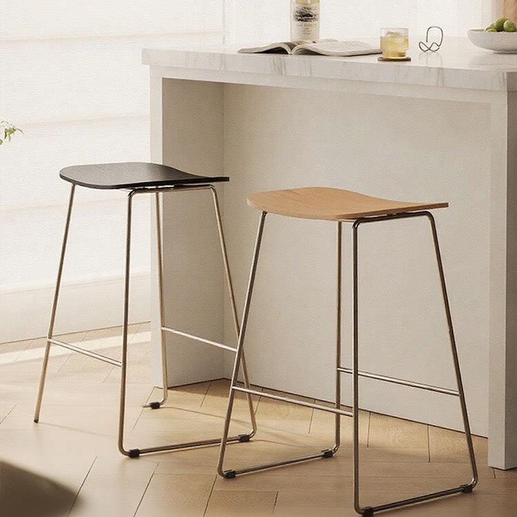 北欧铁艺家用加厚意式简约轻奢商用创意展示收银柜台椅高脚凳吧台