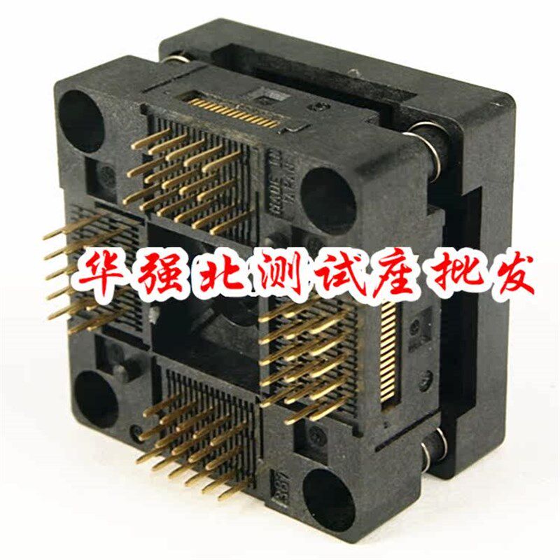 【ENPLAS原装】QFP64测试座 OTQ-64-0.5-06 适配器 老化座 烧录座