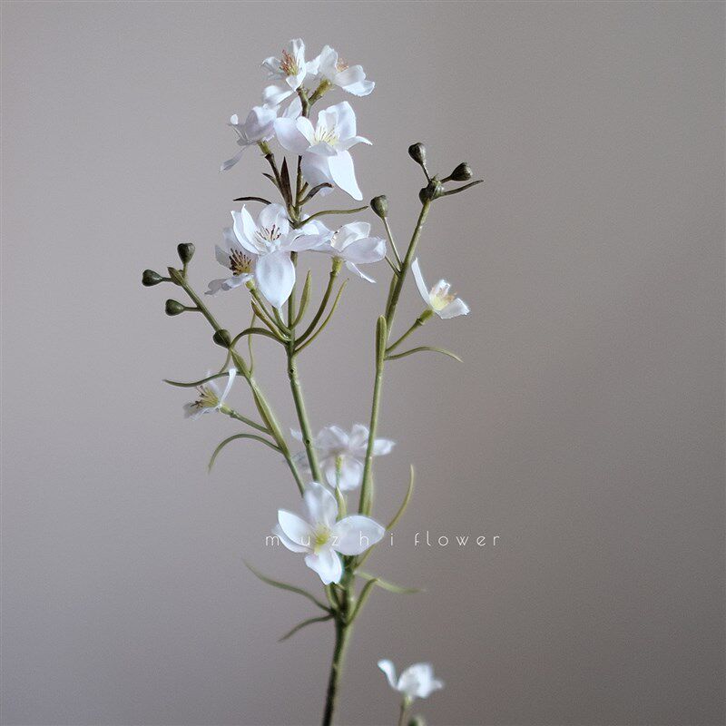 仿真花高级感逼真飞燕草花束客厅插花轻奢高端花艺家居样板间装饰