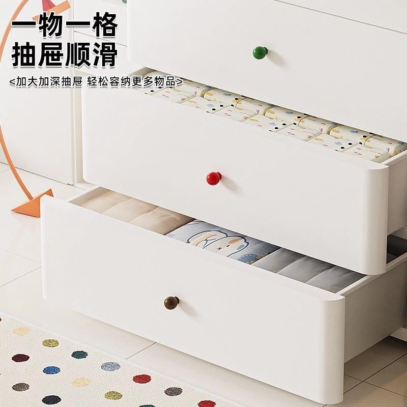 精选加厚抽屉式收纳柜宝宝衣柜家用多层五斗柜子婴儿童置物储物整,收纳整理,收纳柜,淘宝优惠券,粉丝福利购,淘宝优惠卷