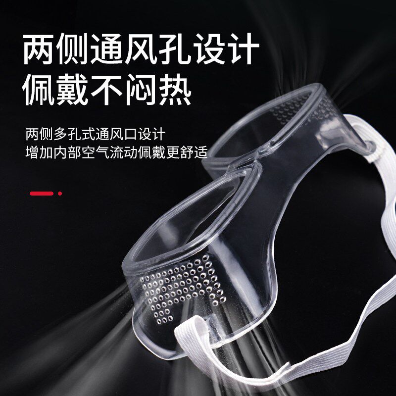 精选防尘眼镜工业粉尘防尘防护防目镜全封闭护目镜劳保防飞溅玻璃