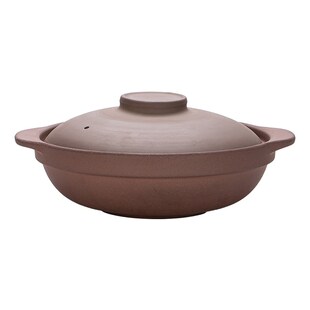 土陶紫砂砂锅家用明火煲汤炖锅耐高温燃气炉煲仔饭干烧商用浅砂锅