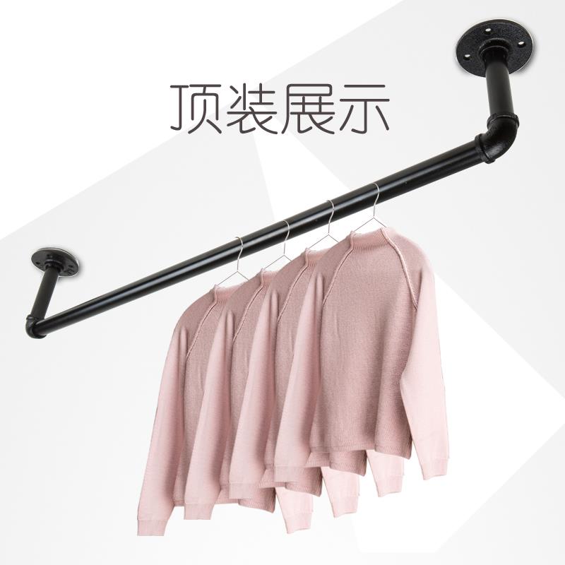 阳台晾衣杆固定式晾衣架单双杆室内外飘窗简易凉挂式衣杆侧装顶装