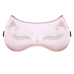 儿童眼罩小孩学生睡眠专用遮光午睡可爱夏季真丝护眼睡觉女童男孩