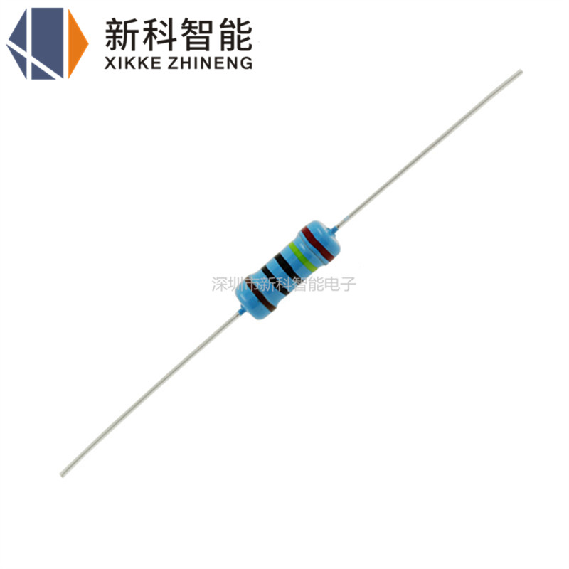 金属膜电阻 1/2W 0.5W 1% 五色环 1R/10R/1K/10K/47K 欧姆 编带