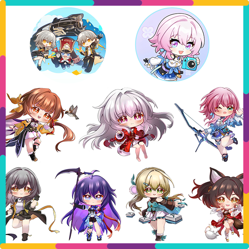 星穹铁道纸胶带手帐贴