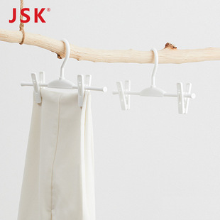 汇丰信佳JSK 防滑塑料衣架裤架裤夹子裙夹内衣架裤夹晾晒衣挂服装