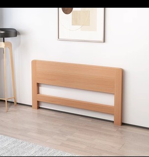 实木榉木床头板1.5新款靠背板1.8米简约现代榻榻米双人床头单买
