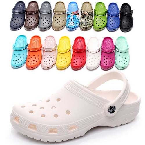 大码鲨鹈鹕休闲厚底包头拖鞋防滑