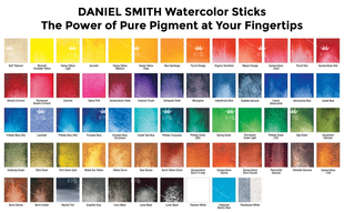 87兔 美国丹尼尔史密斯DS水彩棒单支 新色DS水彩棒62色自选色分装
