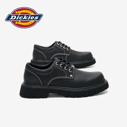Dickies男士黑色系带工装鞋