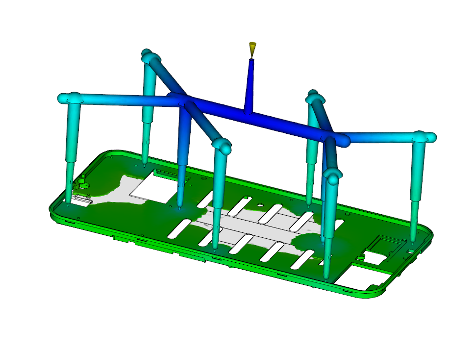 承制注塑模具Moldflow2019模流分析报告及调整方案