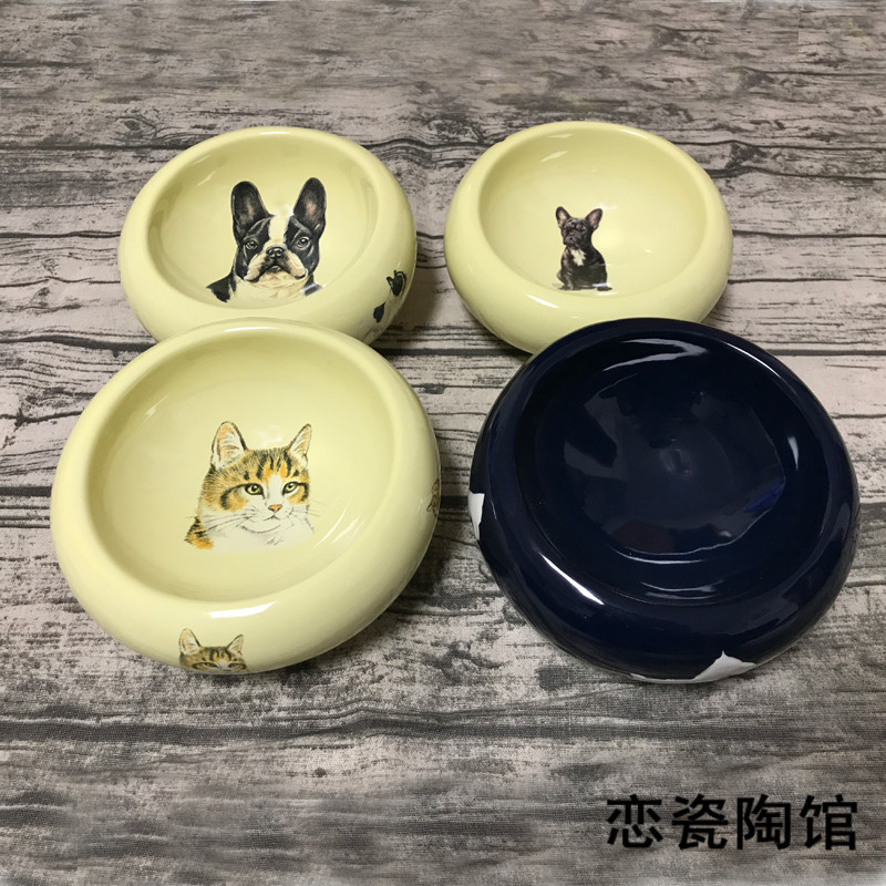 斜口猫碗狗碗陶瓷宠物食具猫盆狗盆宠物陶瓷碗宠物碗用品食水粮碗,宠物/宠物食品及用品,猫狗碗/慢食碗,淘宝优惠券,粉丝福利购,淘宝优惠卷
