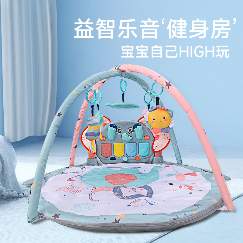 婴儿脚踏钢琴健身架优乐恩