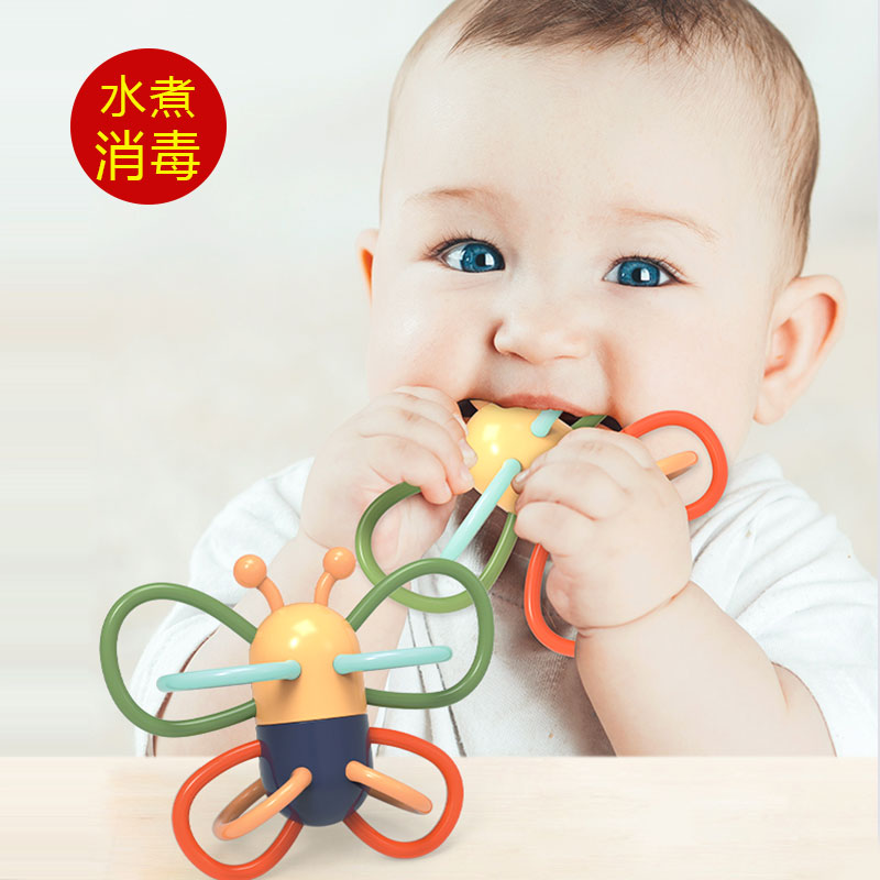 曼哈顿手抓球优乐恩安抚玩具牙胶