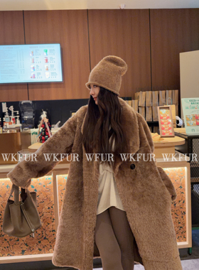 【WK】“冬季恋歌”西班牙进口LACON拉贡羊皮毛一体外套 K27184