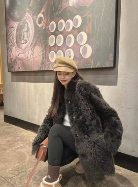 【WK】“顽童托卡”高版本进口卷毛托斯卡纳羊皮毛一体 K3138