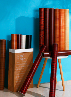 加厚木纹自粘防水贴纸波音软片墙纸大理石旧家具衣柜书桌翻新壁纸