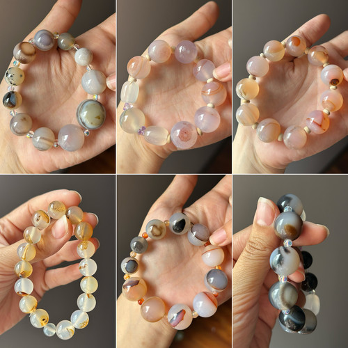 七日拂晓 Chiyoko 情感作 店主手工挑珠 好看的多宝玛瑙手链 新款